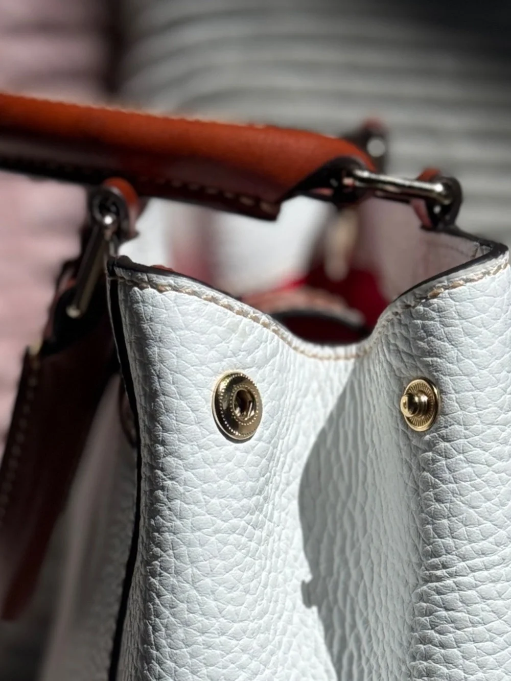 Dooney & Bourke Small Pebble Leather Satchel EUC